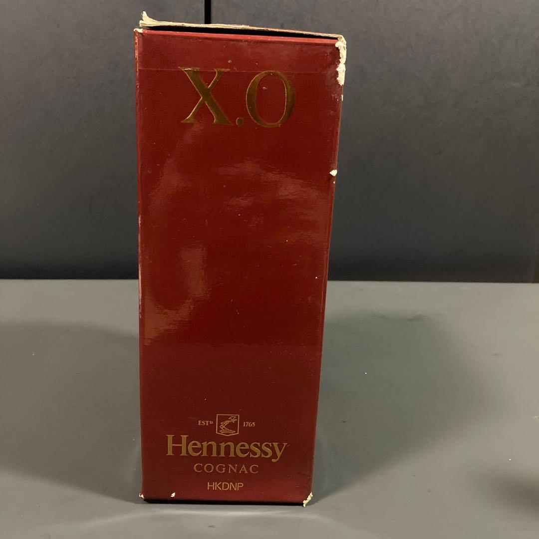 Hennessy XO コニャック 金キャップ　グリーンボトル