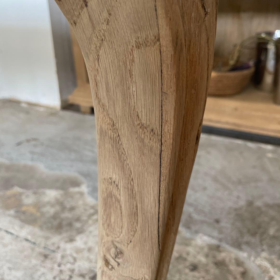 けんけんビンテージ エクステンションダイニングテーブル 剥離