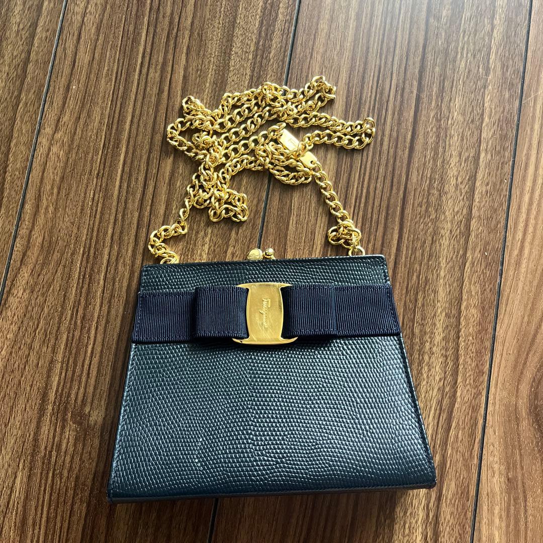 バッグ feragamo vintage shoulder bag