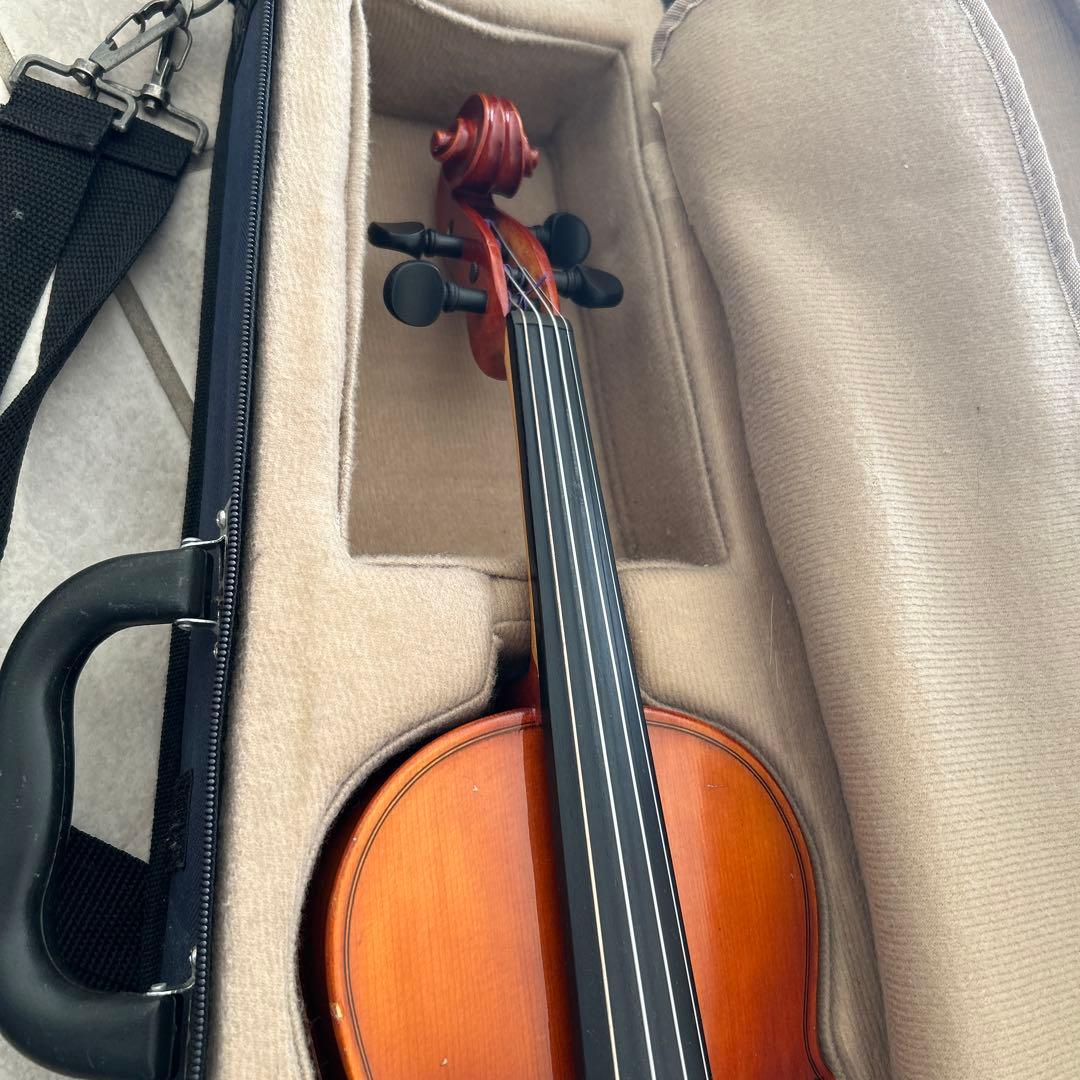 バイオリン　ケースと弓付き　スズキ　SUZUKI 鈴木　 1/2 分数