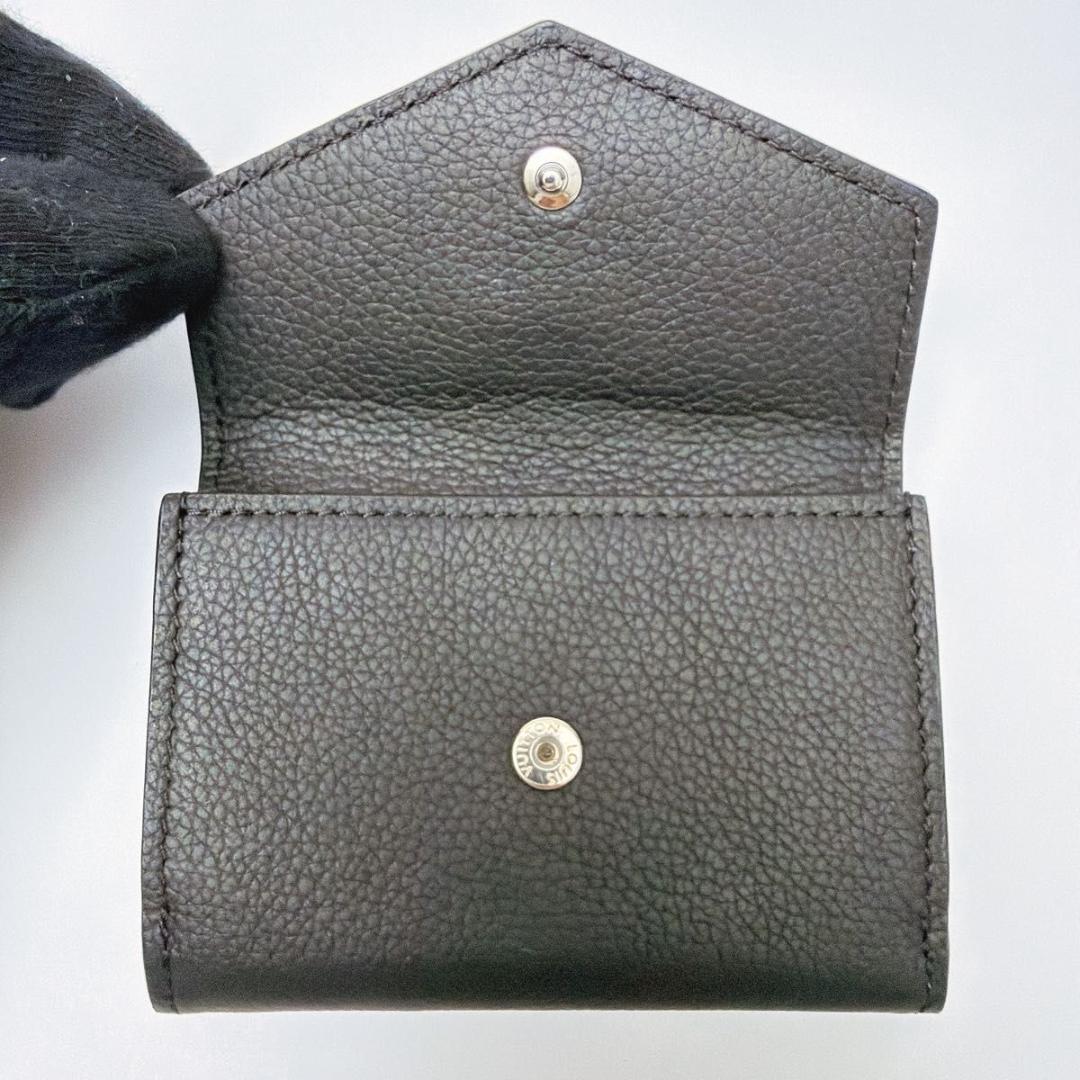 ルイヴィトン ポルトフォイユ・ロックミニ 三つ折り財布 ブラック M63921