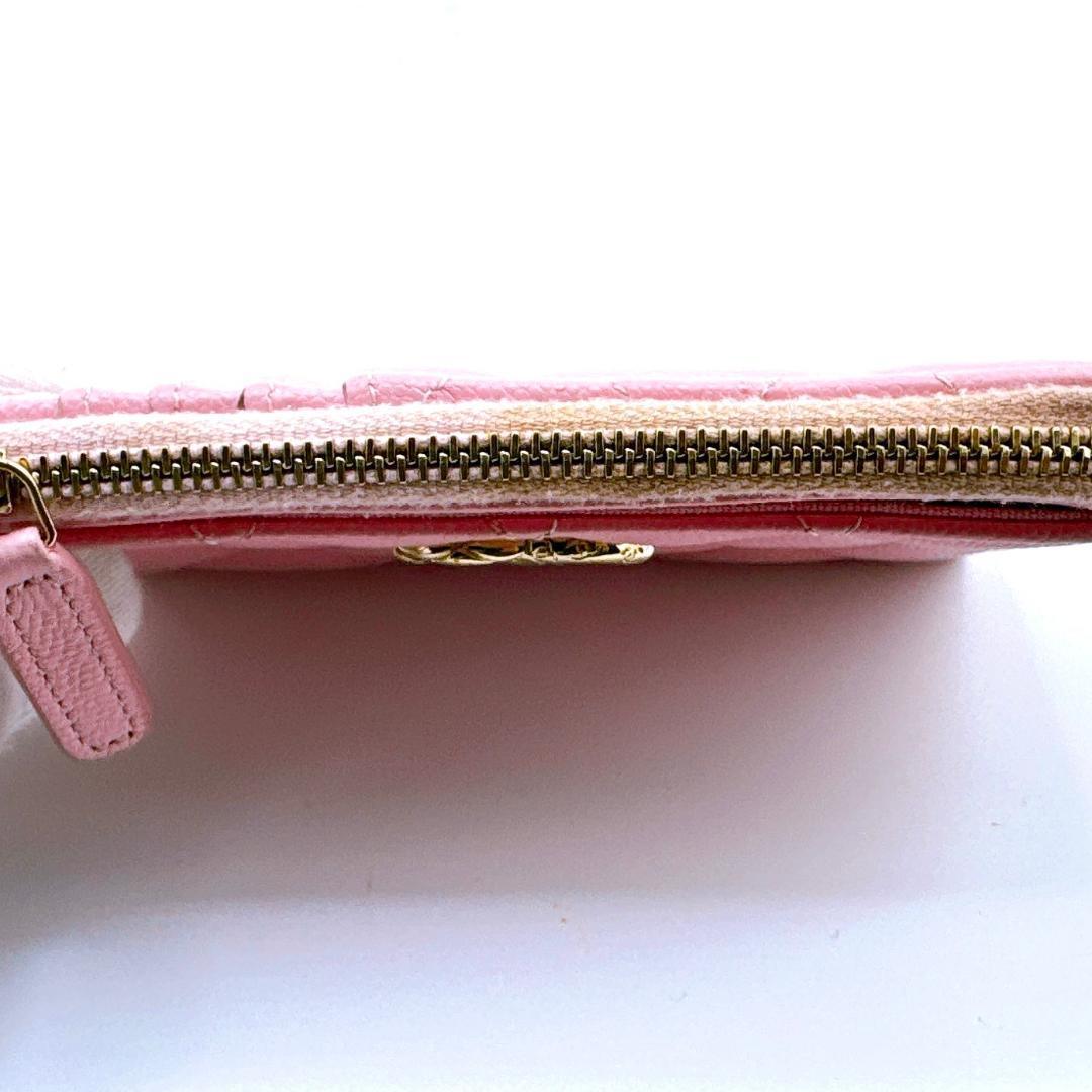 シャネル キャビアスキン マトラッセ ケース★