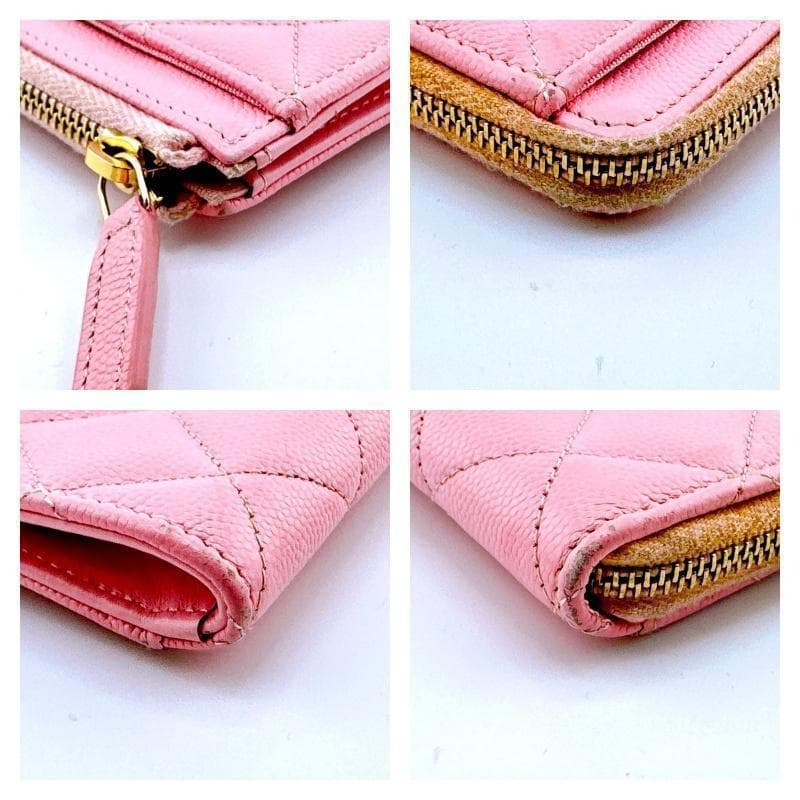 シャネル キャビアスキン マトラッセ ケース★