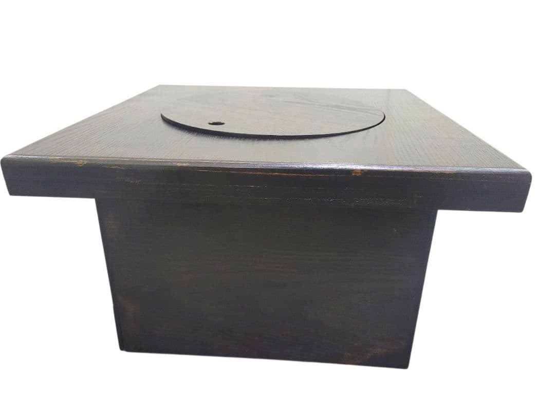 [未使用品] テーブル火鉢 45cmx45cmx26cm 囲炉裏 置炉