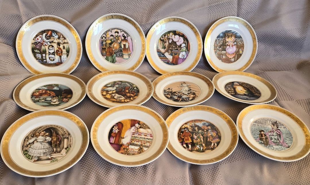 ロイヤルコペンハーゲンアンデルセンプレート 12枚