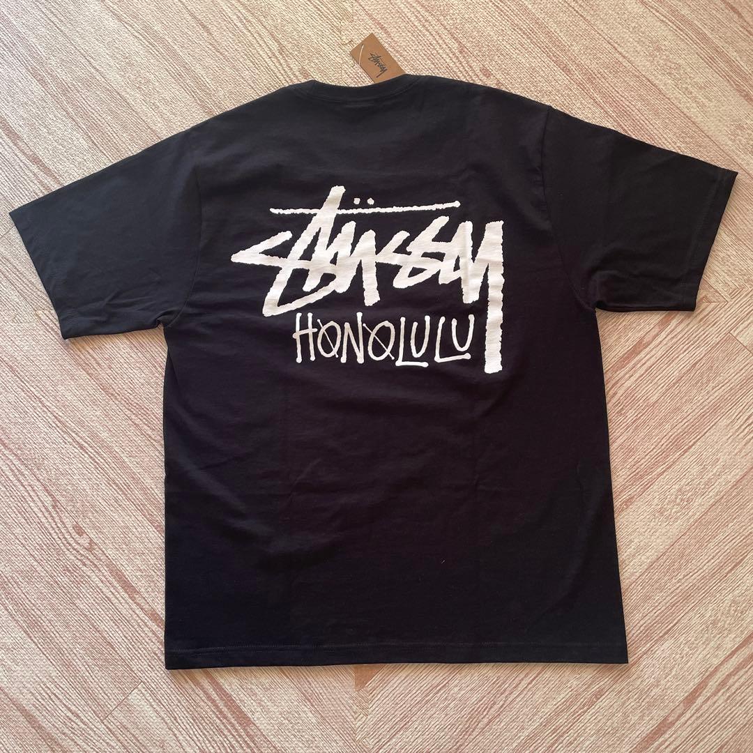 【新品未使用タグ付き】STUSSY HONOLULU ブラック TシャツMサイズ
