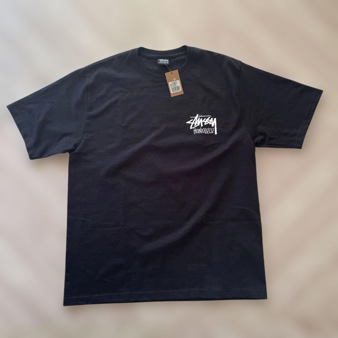 【新品未使用タグ付き】STUSSY HONOLULU ブラック TシャツMサイズ