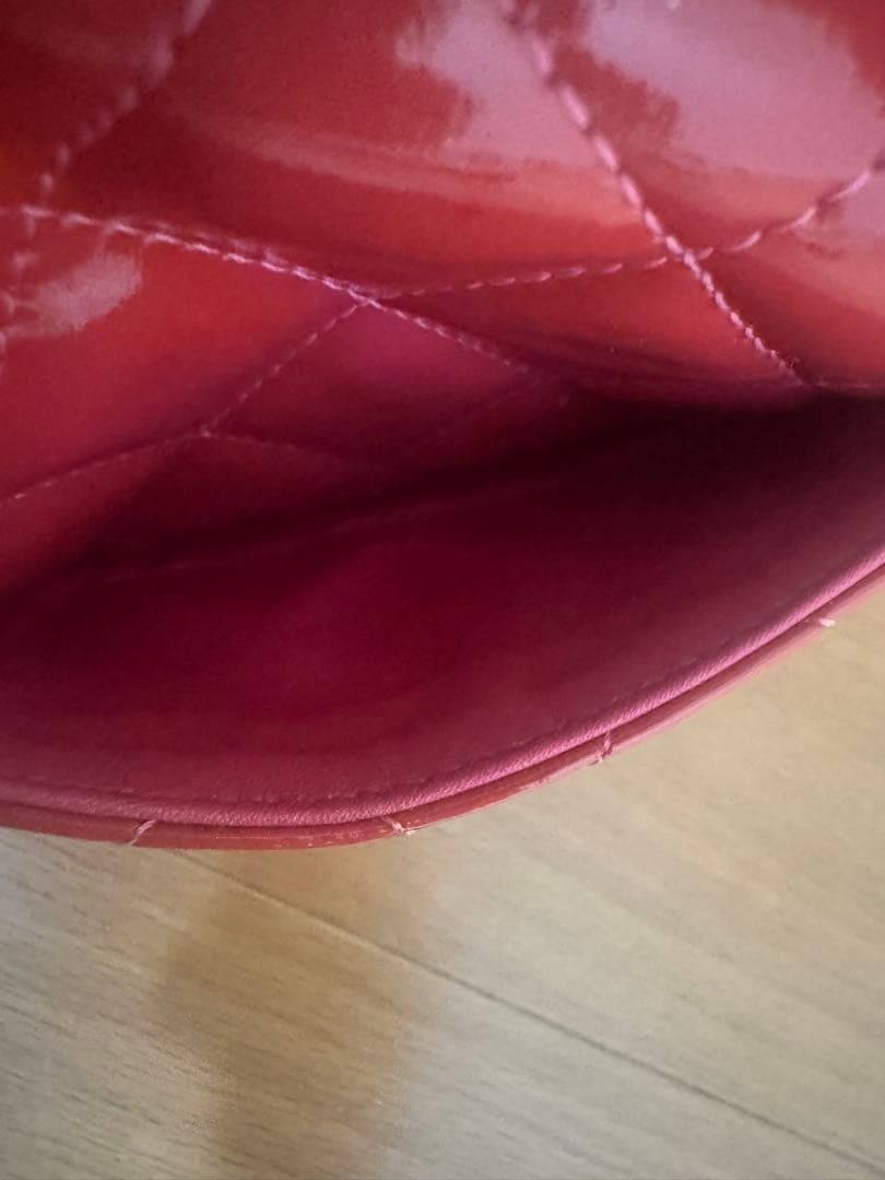 CHANEL シャネル　マトラッセ　ケース　エナメル　財布