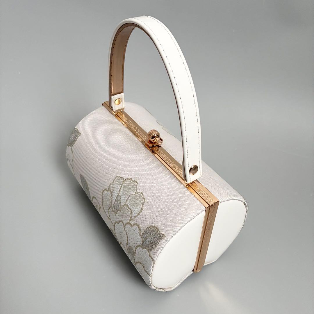 [白椿]織生地草履バッグセット　フリーサイズ　成人式　卒業式