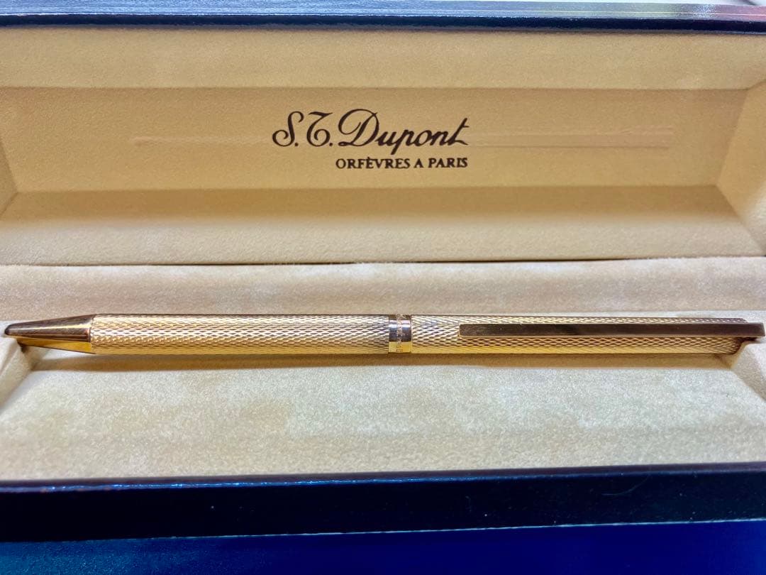フランス　Paris Dupont デユポン社製総ゴールドボールペン