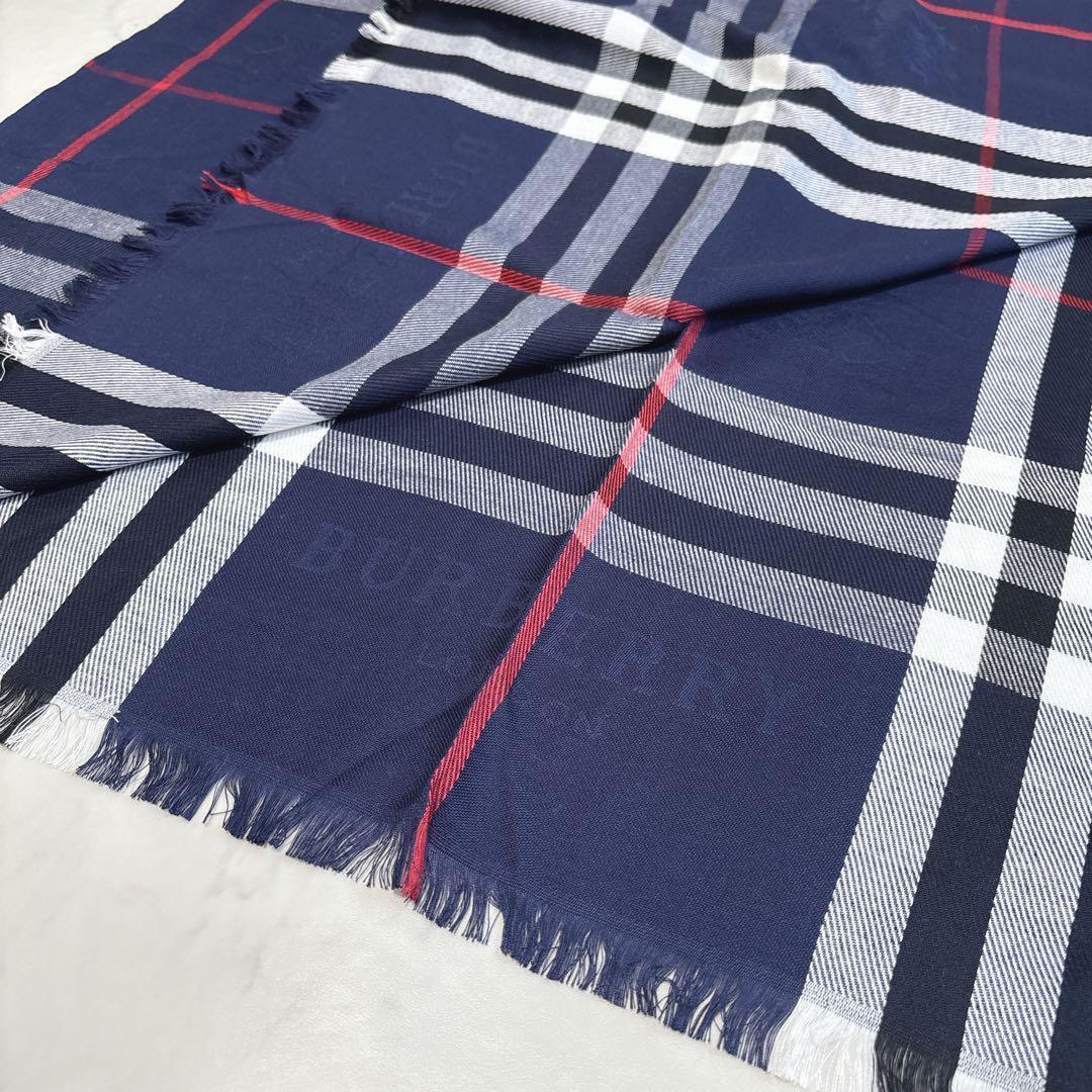 新品タグ付き♡バーバリーロンドン 大判ストール カシミヤ100% ノバチェック