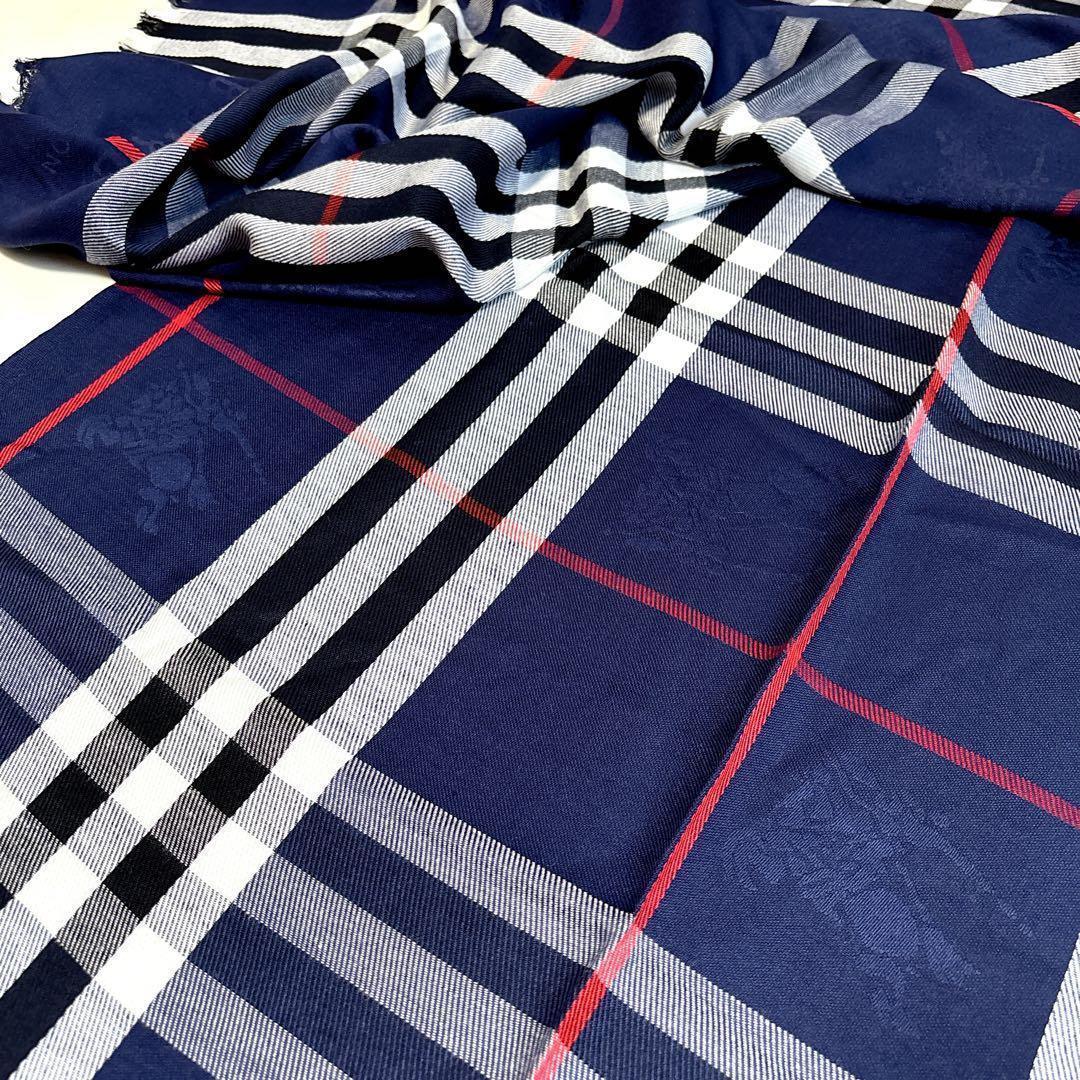 新品タグ付き♡バーバリーロンドン 大判ストール カシミヤ100% ノバチェック