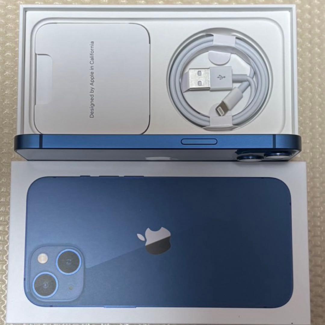 ほぼ新品バッテリー容量100% iPhone13 128GB SIMフリー 本体