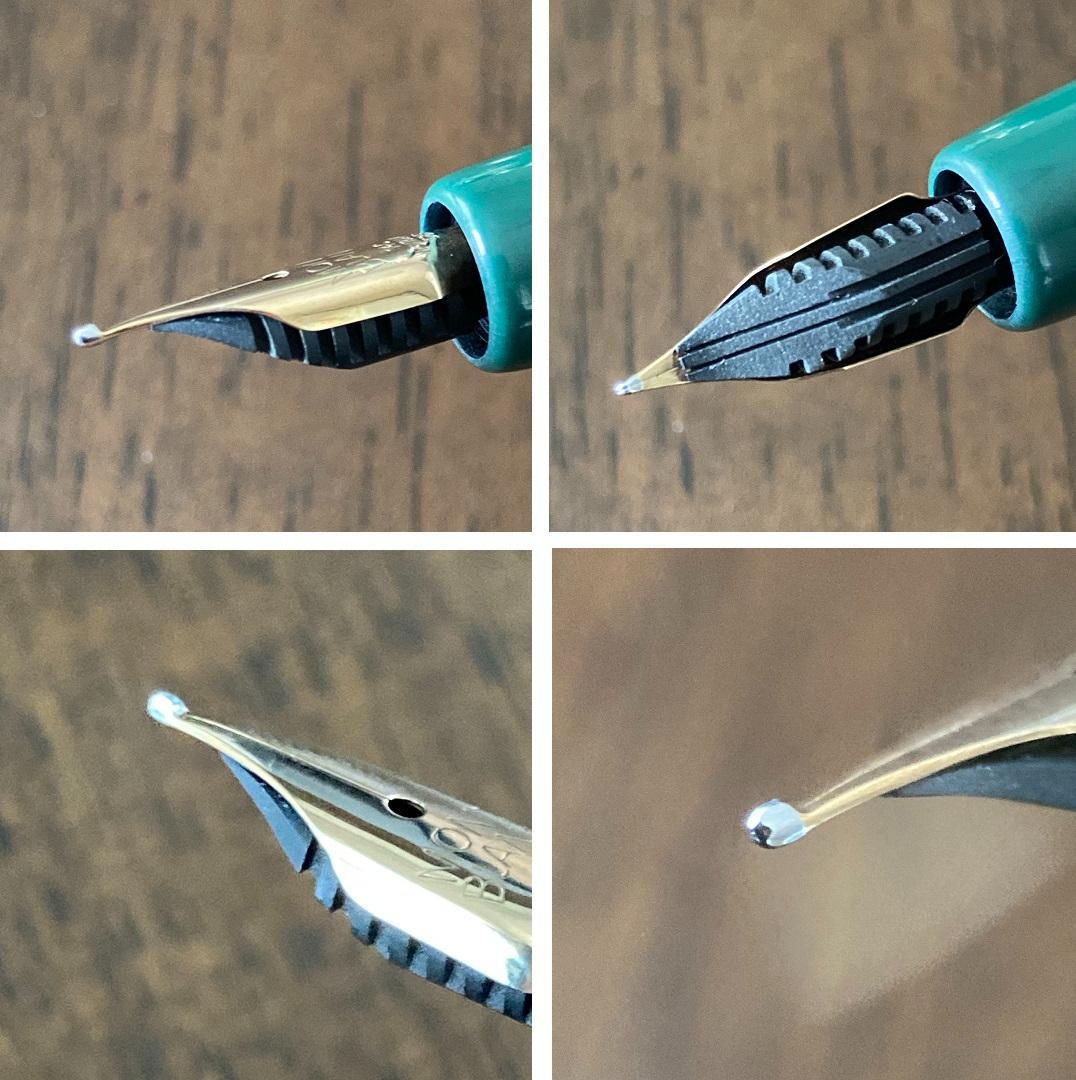 【希少】1950年代 モンブラン 252 クーゲルニブ 14C　グリーン軸