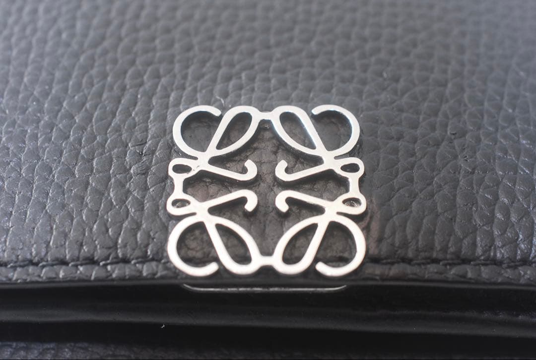 LOEWE＊アナグラム＊トライフォードウォレット＊カーフスキン＊三つ折り財布