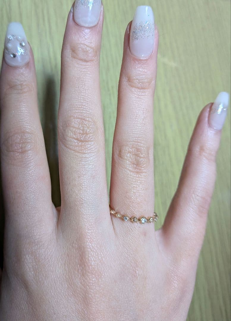 ノジェス　K10PG　リング　13号　agete　NOJESS