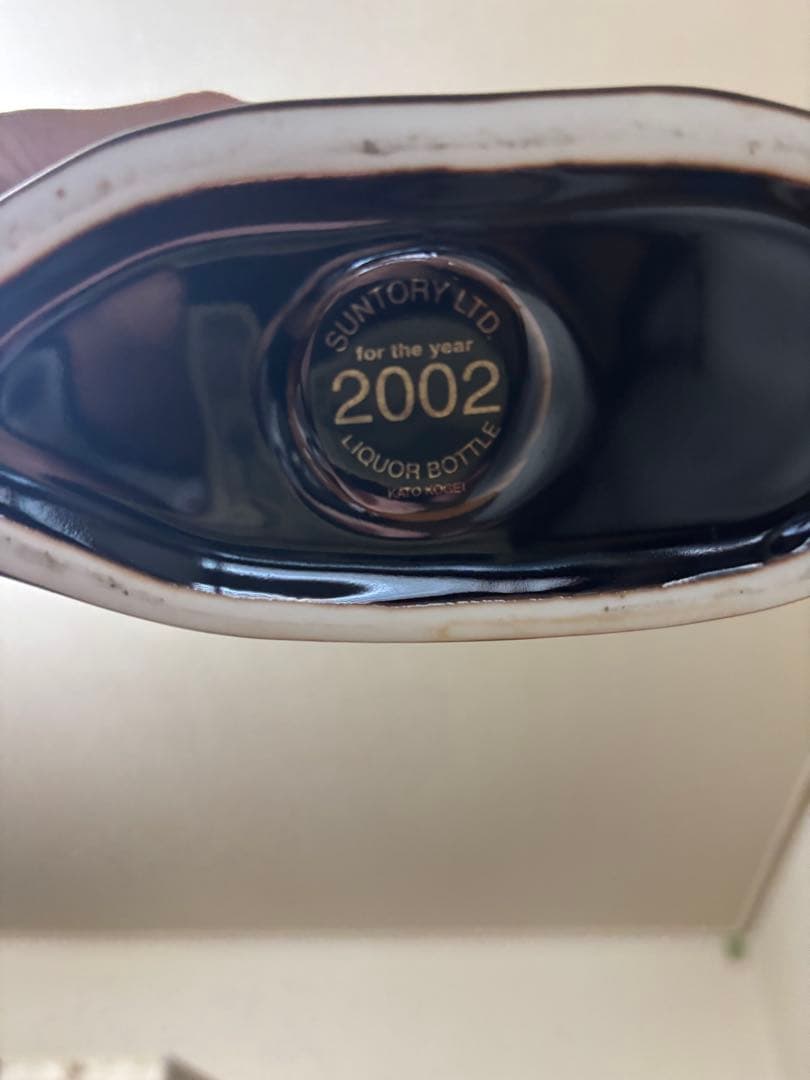 【未開栓】干支 午 馬型 陶器 ウイスキー サントリー ローヤル12年