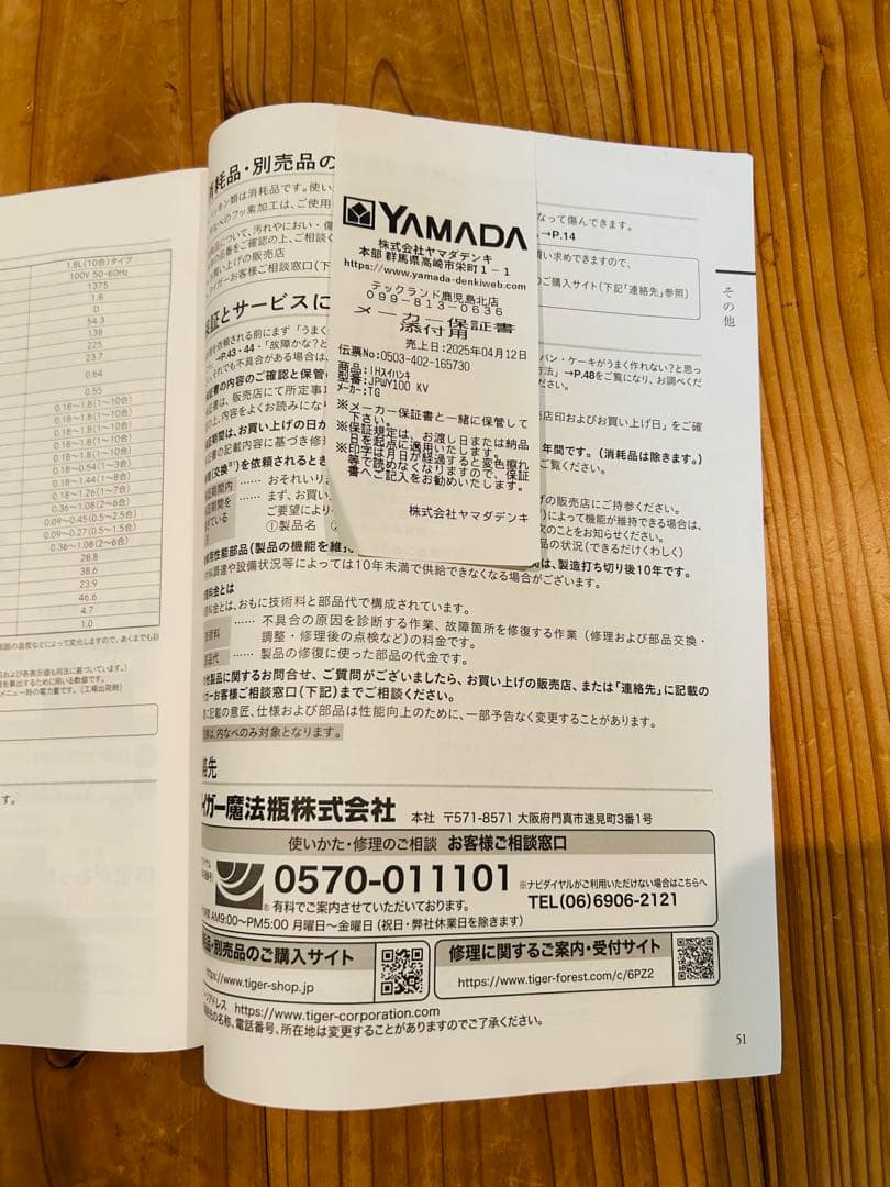 【最終値下げ】 ★美品★ TIGER IH炊飯器 ブラック 取扱説明書付き