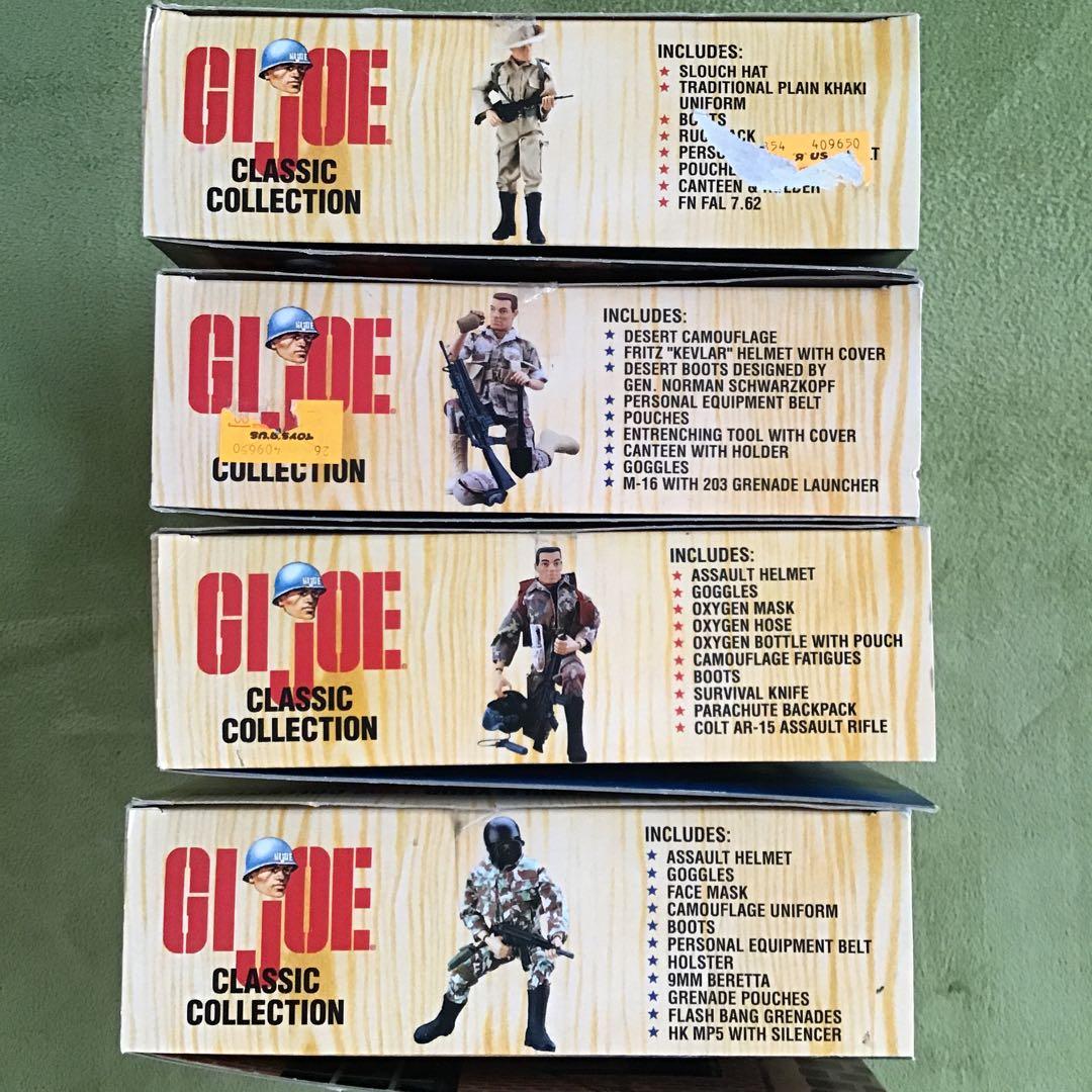 GI-JOE ジーアイジョー 限定版 4体セット 1996年 KENNER 新品