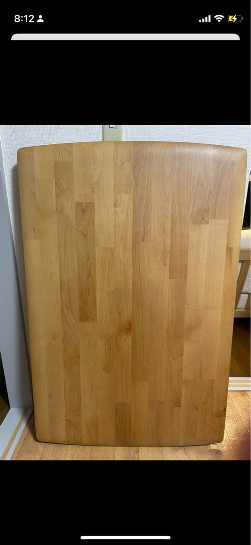 ニトリ　天然木　ダイニングテーブル