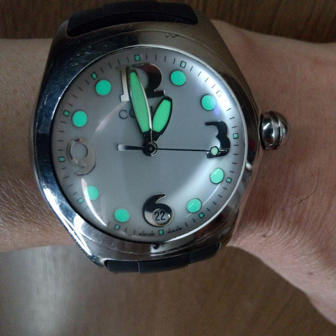 E*I様 コルムバブル新品革ベルト付き