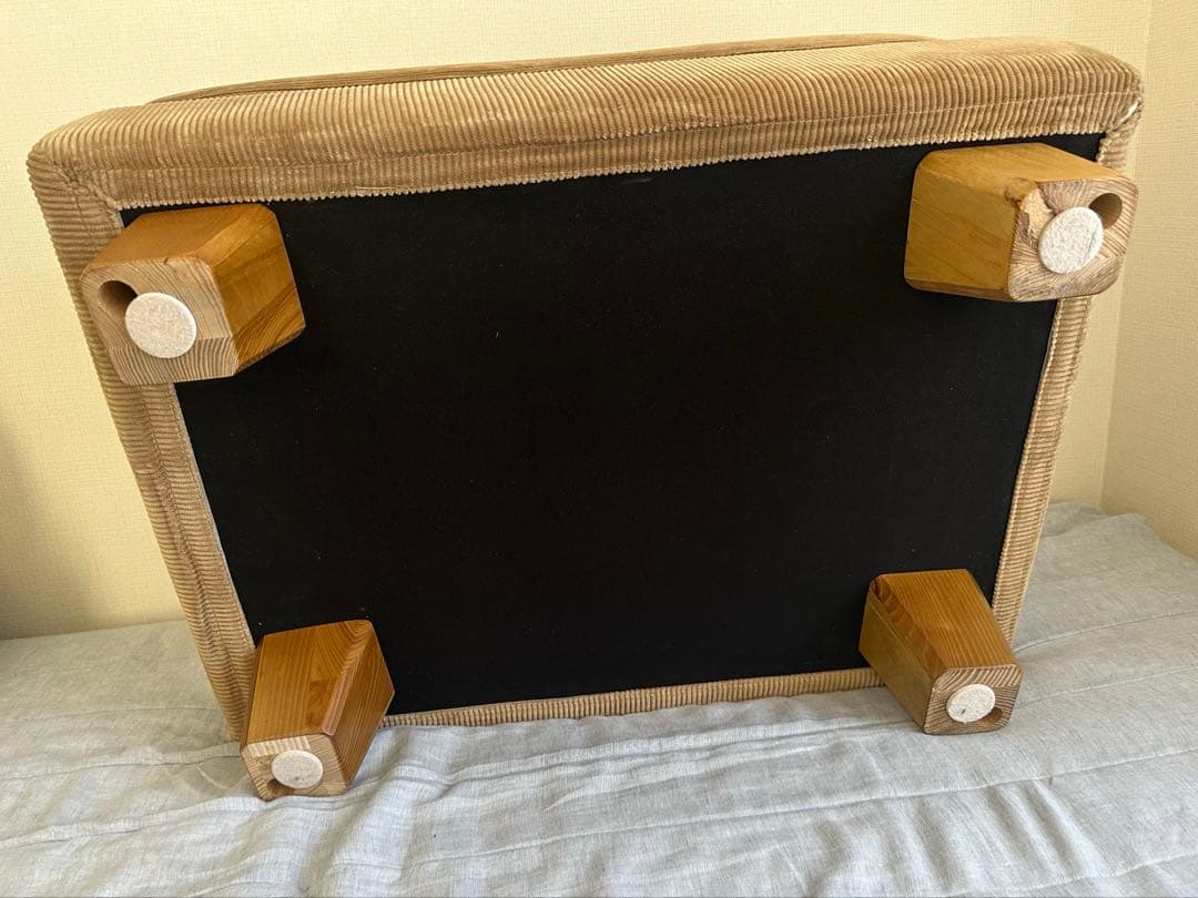 unico greig オットマン　キャメル