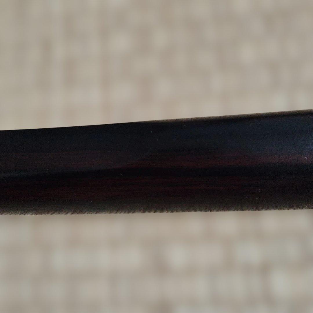 ぜろまる　本黒檀木刀100cm、本黒檀脇差55cm 台座無