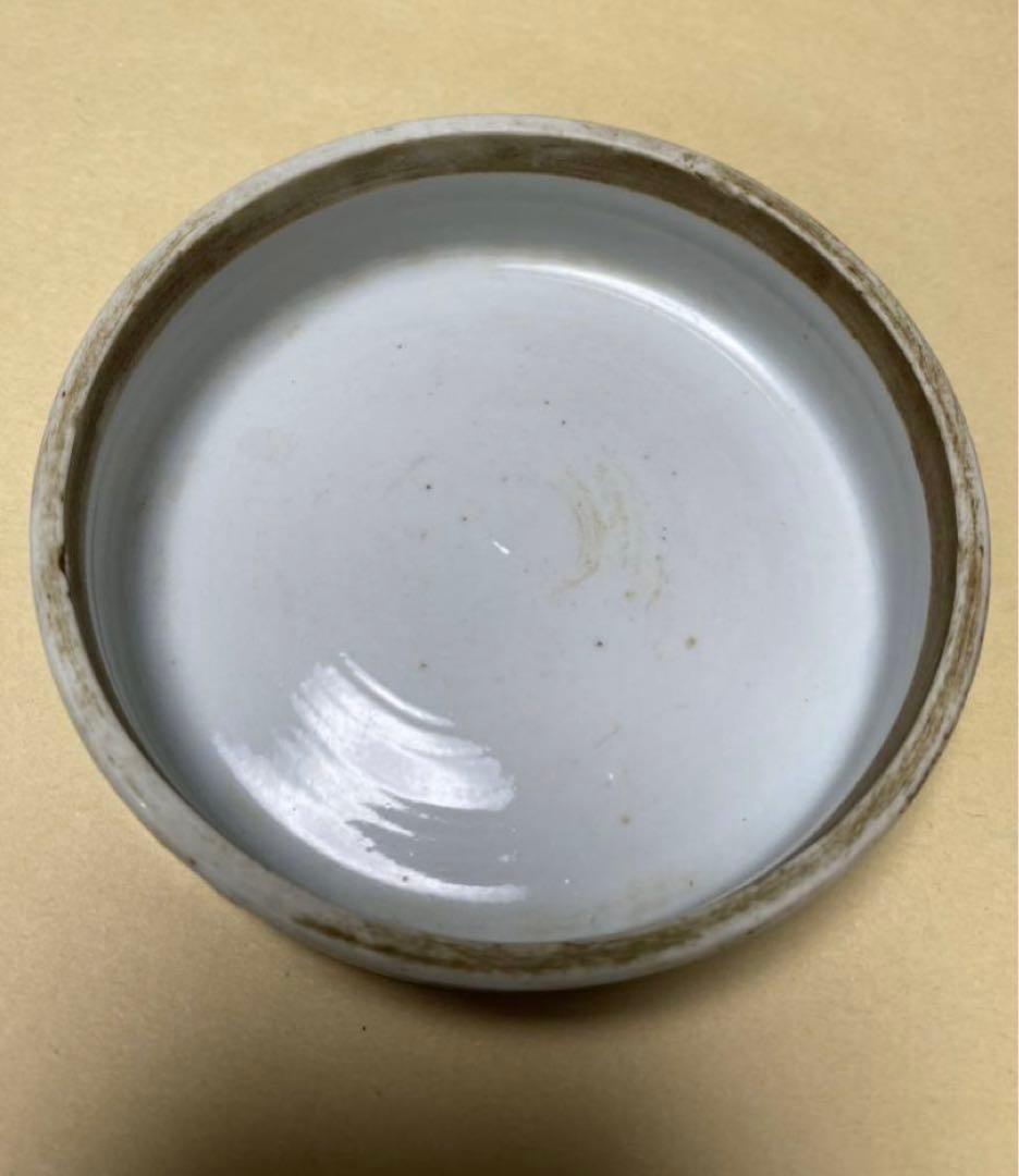 中国美術 古伊万里 人物青花香盒 染付 骨董 年代品