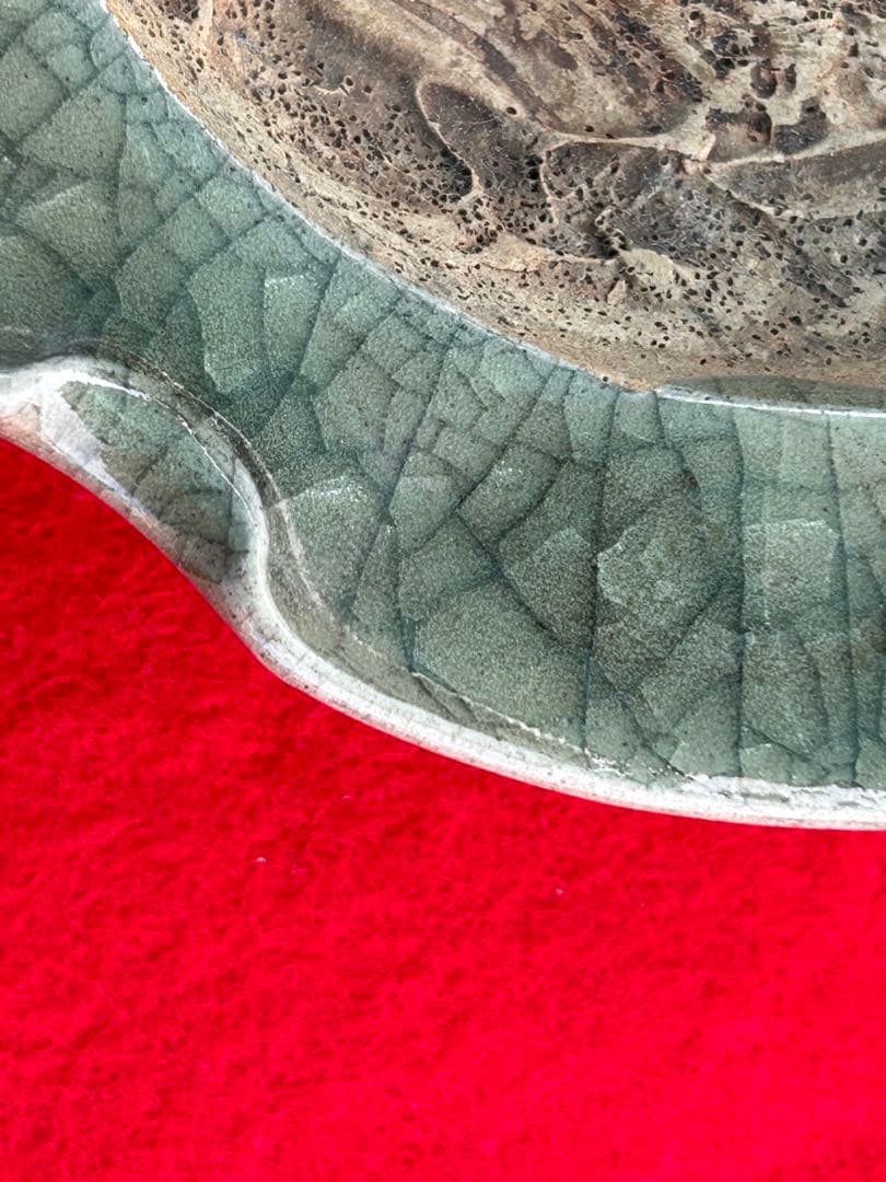 古相馬焼　菓子皿　送料込み0324