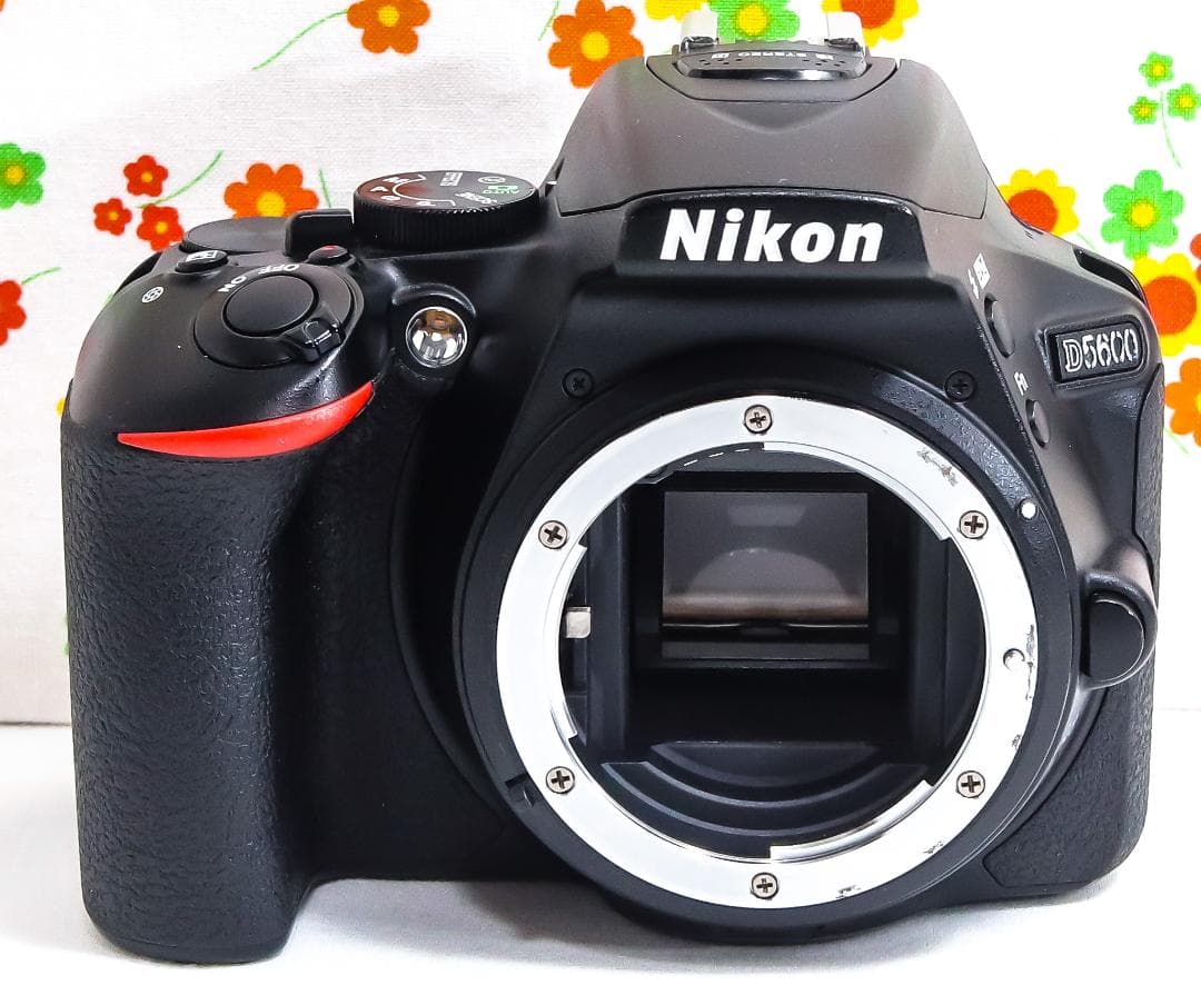 美品 ニコン Nikon D5600☆スマホに転送☆高性能一眼レフ☆自撮り可能！