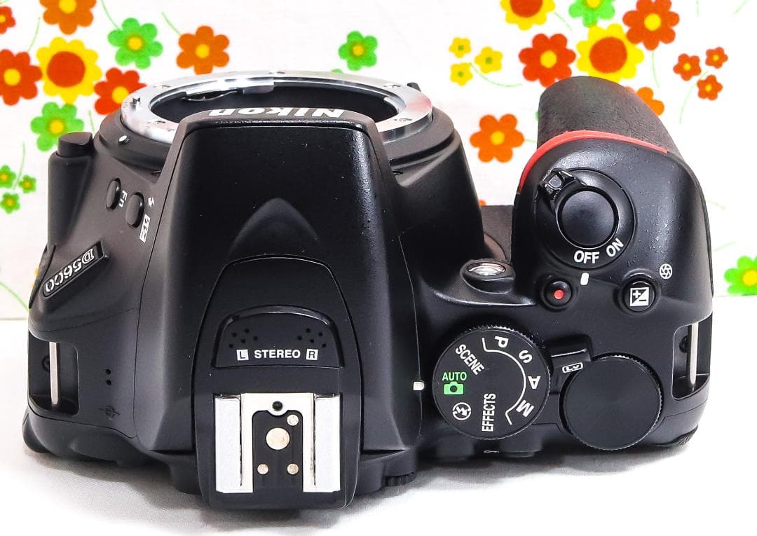 美品 ニコン Nikon D5600☆スマホに転送☆高性能一眼レフ☆自撮り可能！