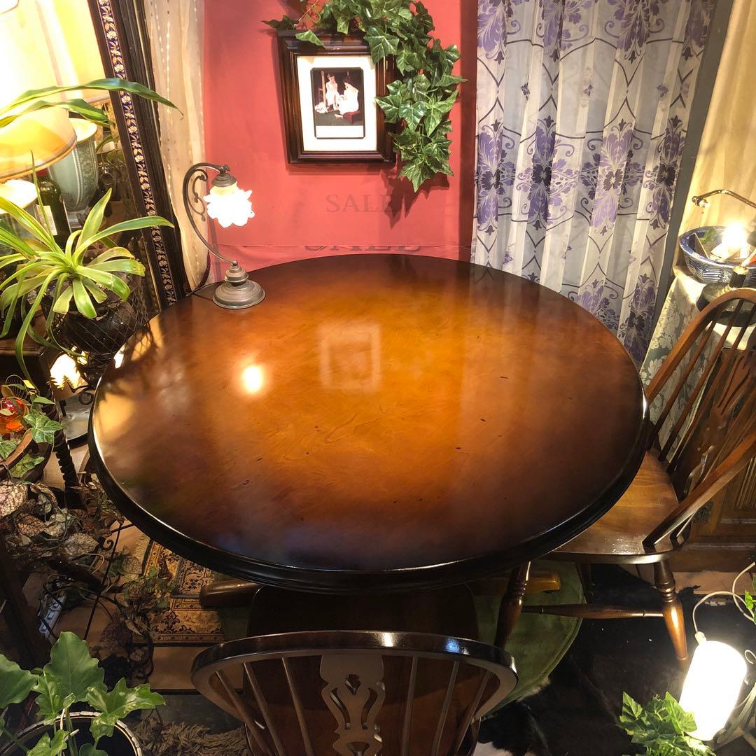 80’s キツツキマーク ヴィンテージ 穂高ラウンドテーブル