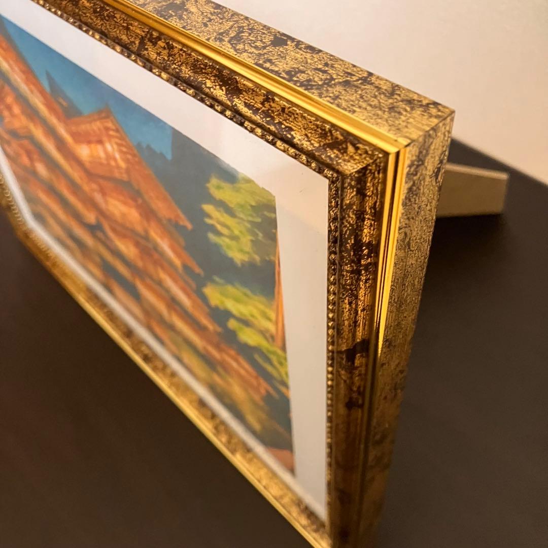 ジブリアート⑨ 千と千尋の神隠しより「金具屋」額装品32.7㎝×24.0㎝