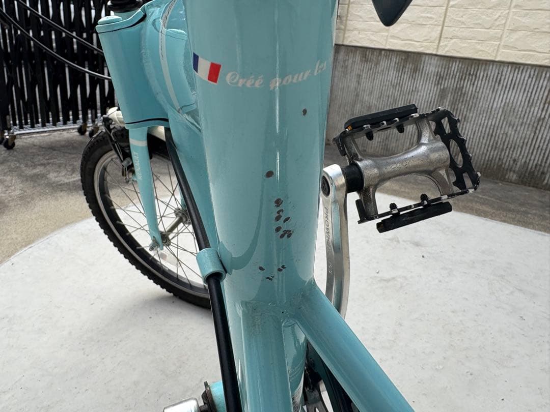 ルノー　renault 18インチ　6段変速折りたたみ自転車　中古美品おまけ付き