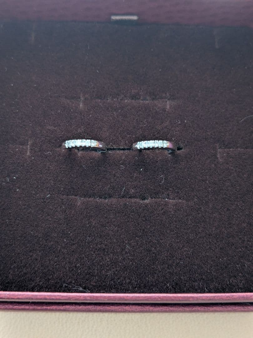 ツツミ TSUTSUMI　プラチナダイヤモンドフープピアス　pt900