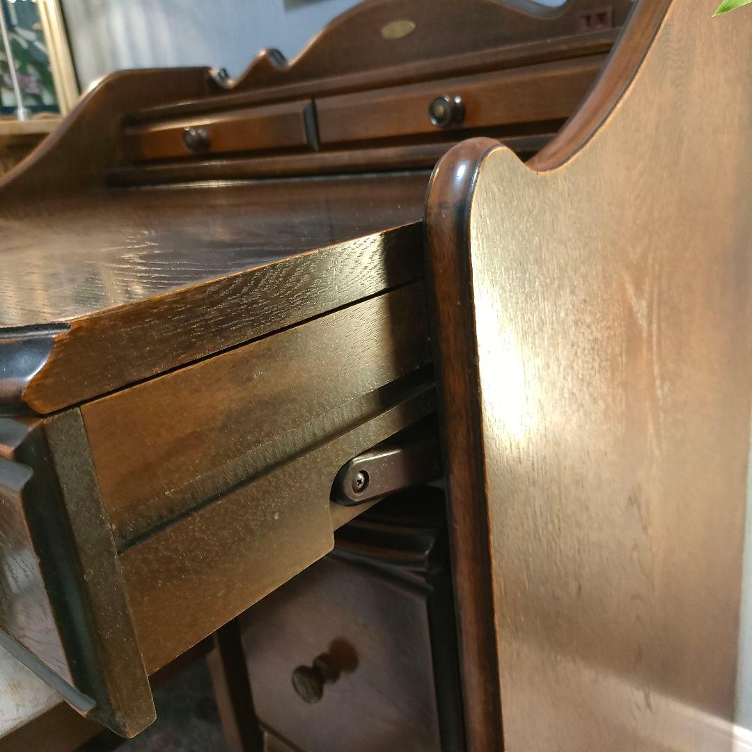 【たろいも】ATLANTA ドレッサー ＆ワゴン 鏡付き収納デスク