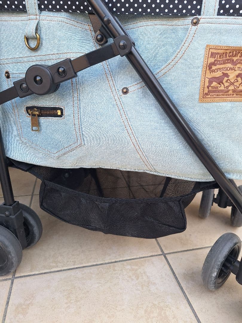 かすちんさま。 デニム犬用ペット❤ マザーカート・美品