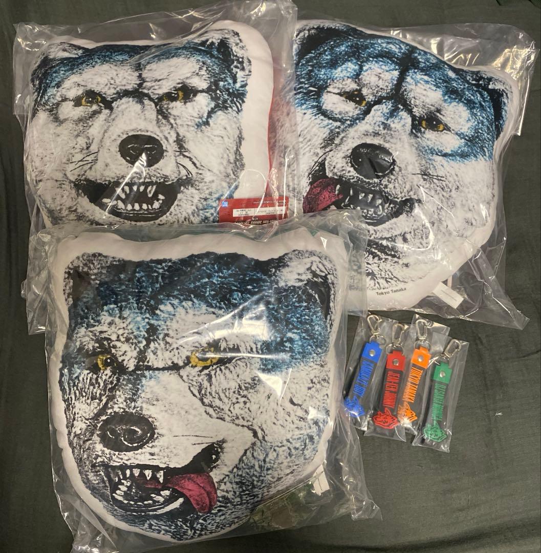 一番くじ MAN WITH A MISSION フェイスクッション