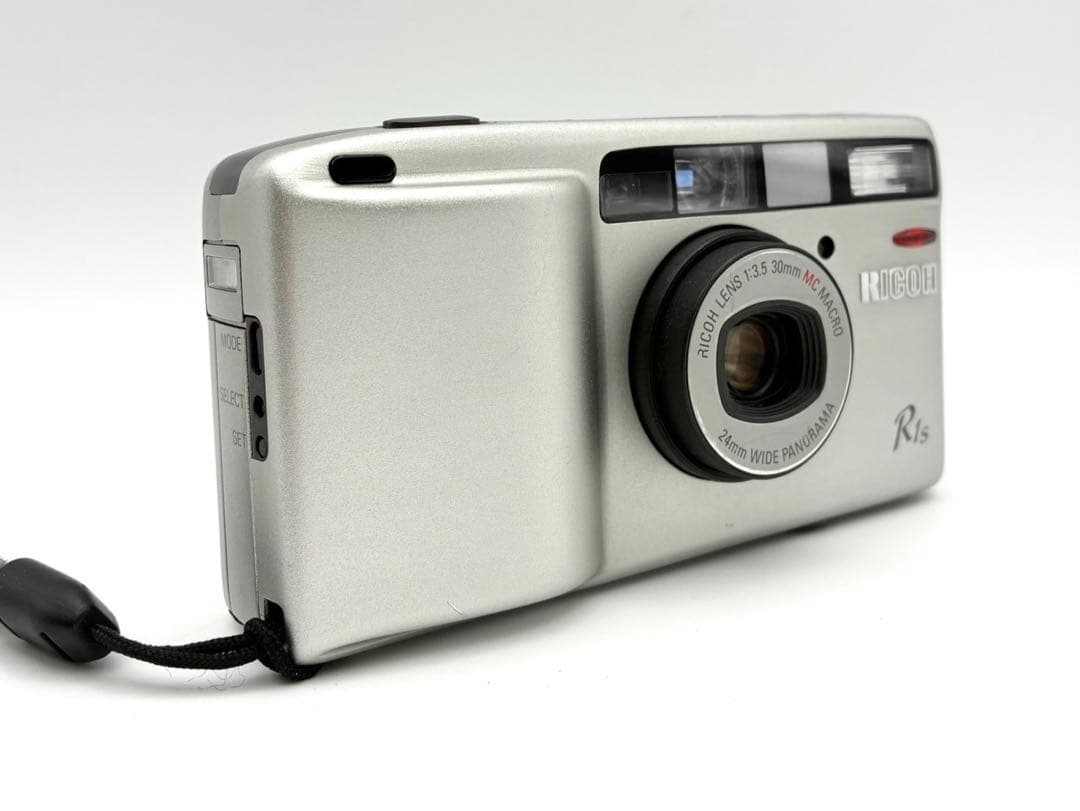 【動作品 美品】RICOH R1s フィルムカメラ ケース付き 一部ワケアリ