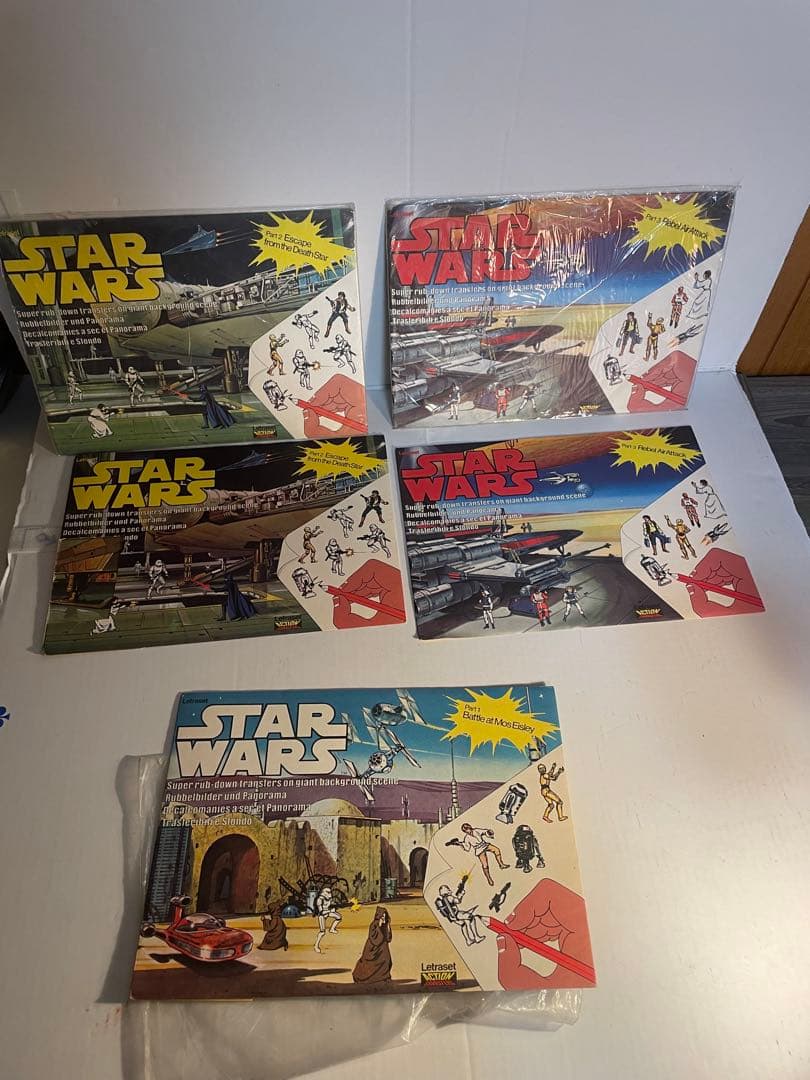 STAR WARS レトラセット 転写シート Part2&3 未使用 おまけ付