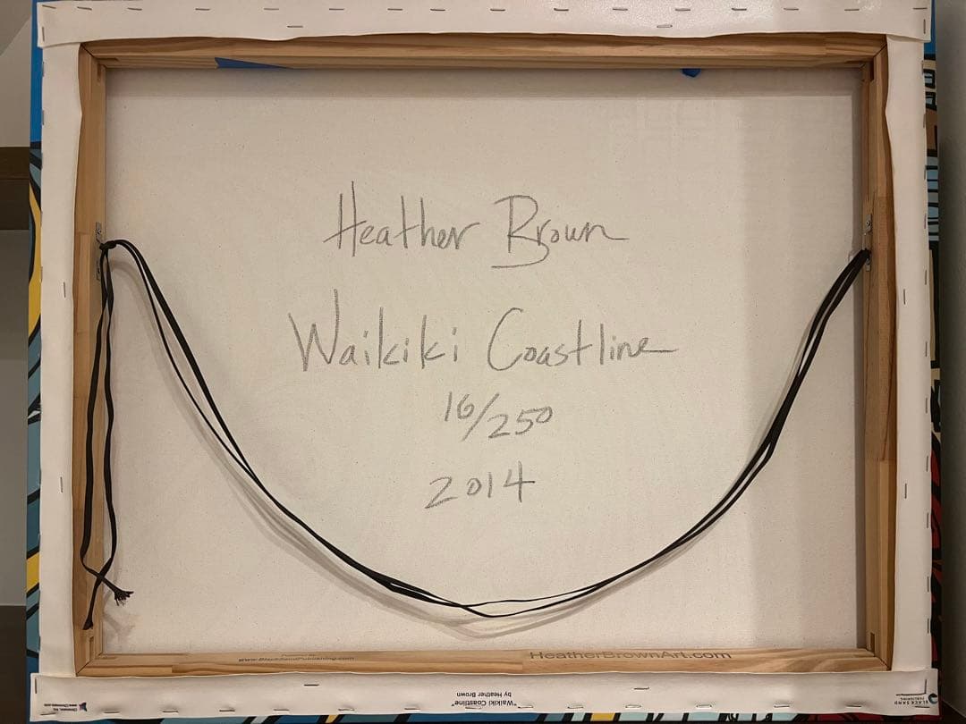 値下Heather Brown ヘザーブラウン ジクレー　ワイキキコーストライン