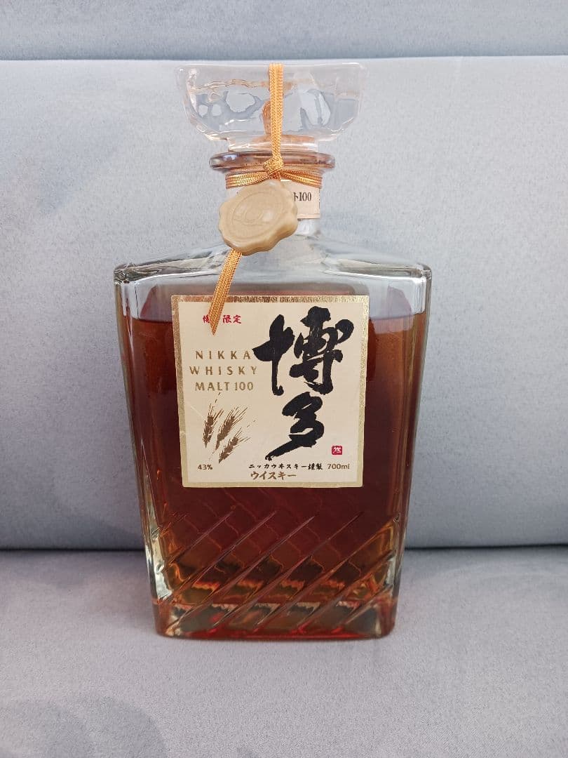 【未開封】博多ウイスキー700ml 43% 限定ボトル　【訳あり】