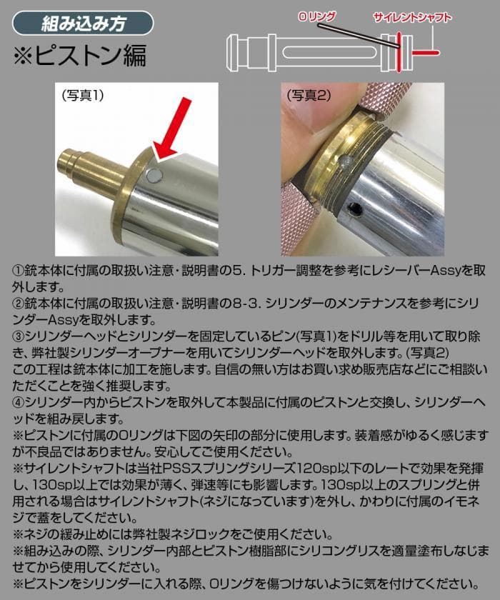 ライラクス VSR10 Re:ゼロトリガー ハイプレッシャーピストンZERO付