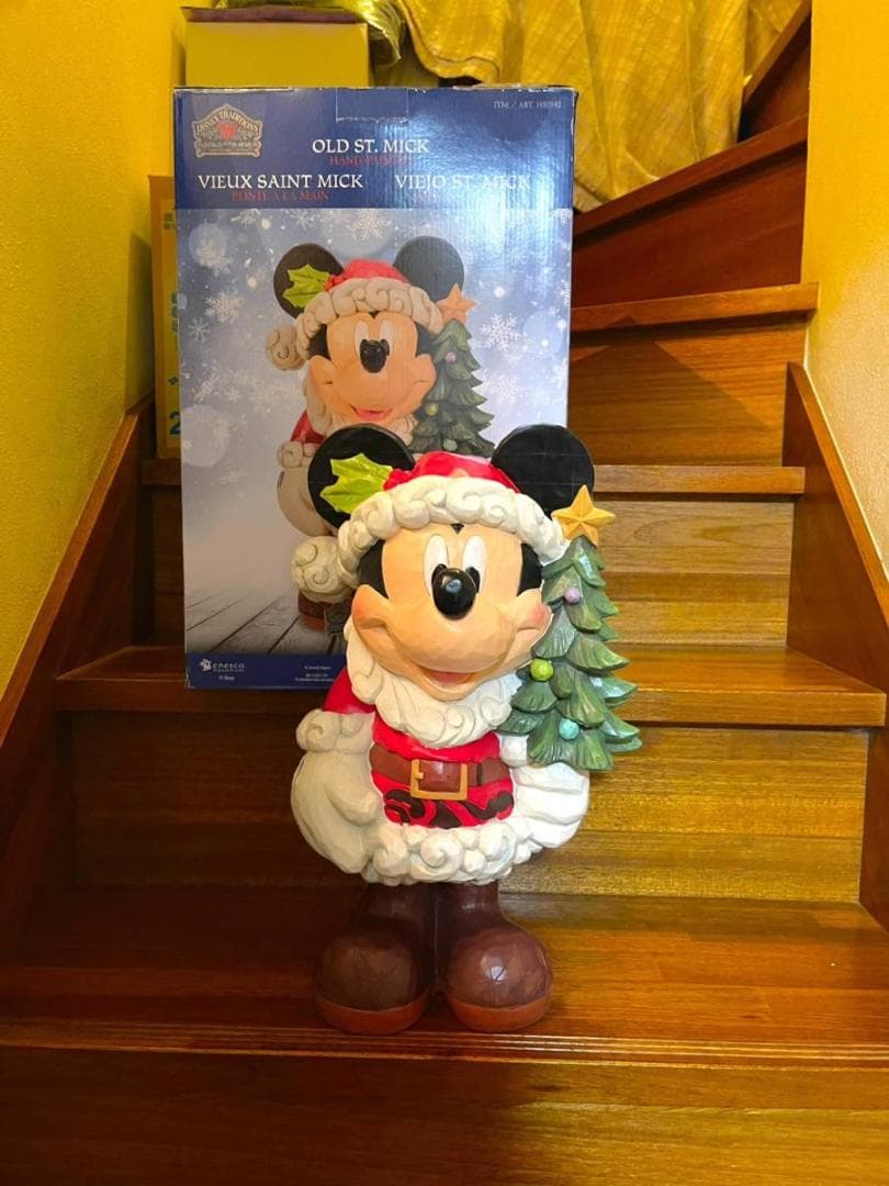 ミッキーマウス サンタミッキー クリスマス ビッグフィギュア★エネスコ