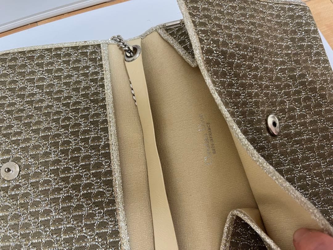 クリスチャンディオール　正規品　ヴィンテージ　チェーンバッグ