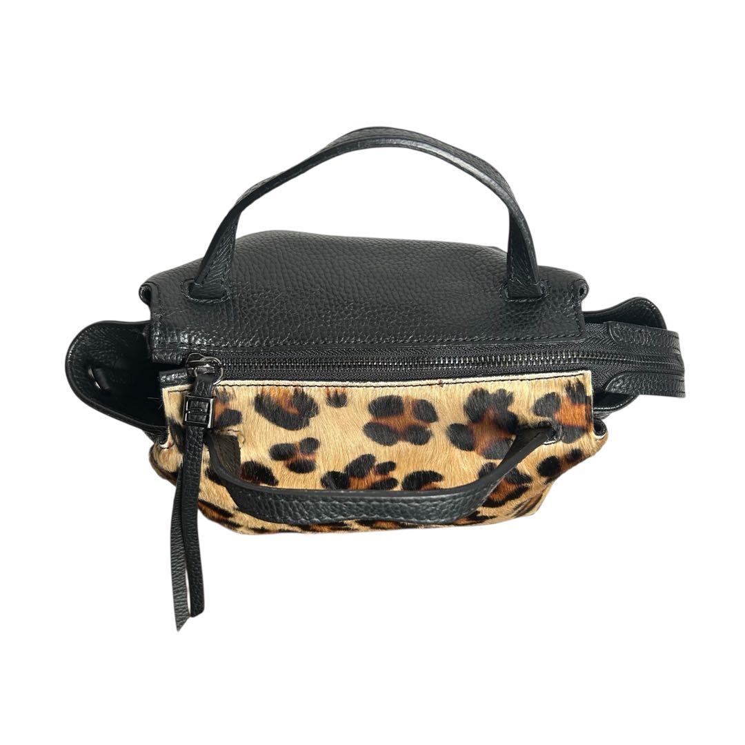 GIANNI CHIARINI ジャンニキアリーニ ハラコレオパードハンドバッグ