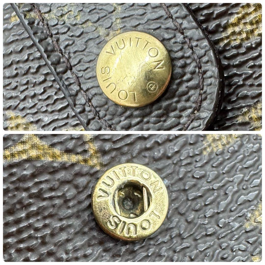美品✨️ルイヴィトン　モノグラム　ヴィエノワ　二つ折り財布　折り財布　財布