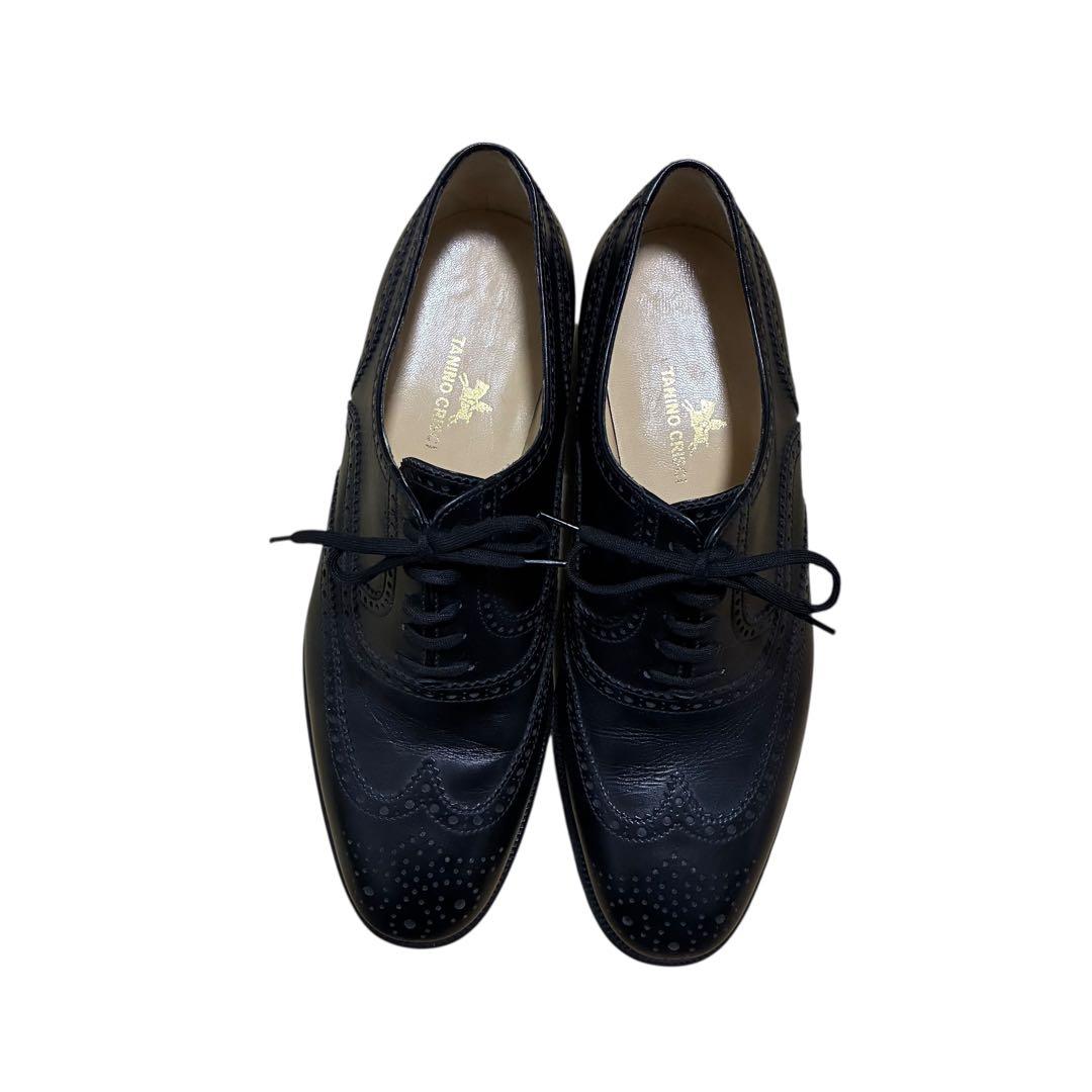 TANINO CRISCI ウィングチップ ブラック ドレスシューズ 7