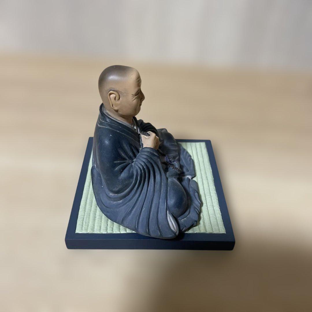 法然上人像 記念フィギュア 海洋堂製 仏教美術 置物. Ln549