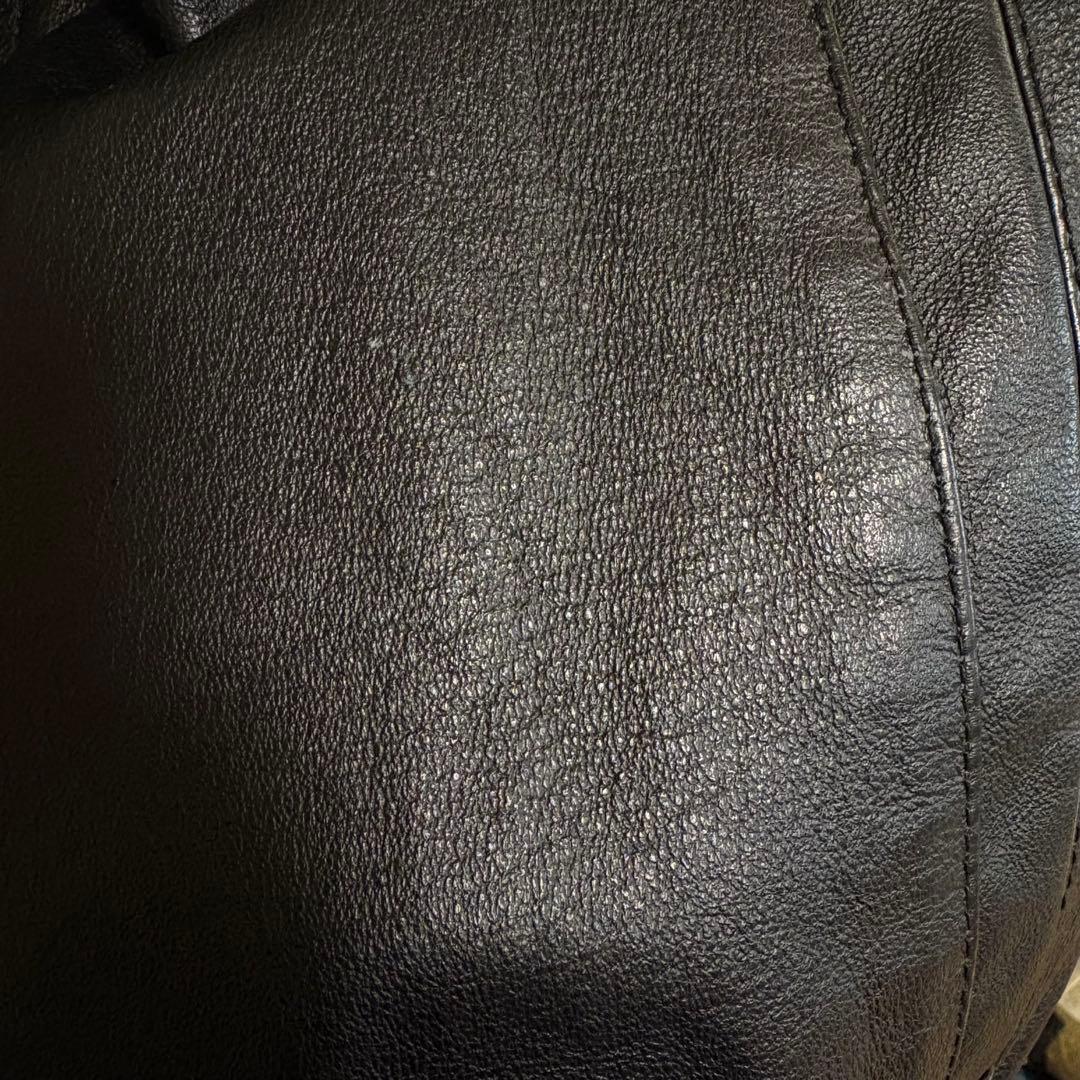 Croft Barrow レザージャケット シングル 革ジャン 本革 ライダース